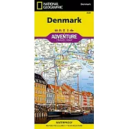 National Geographic Adventure Travel Map Denmark