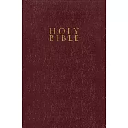 Niv, Gift and Award Bible, Leather-Look, Burgundy, Red Letter Edition, Comfort Print