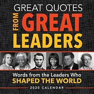 Great Quotes from Great Leaders 2020 Calendar