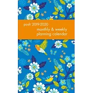 Posh Birds & Blossoms Monthly/Weekly Planning 2019-2020 Calendar