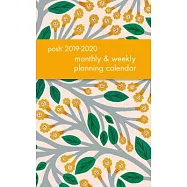 Posh Trumpet Vines 2019-2020 Monthly & Weekly Planning Calendar