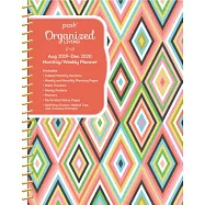 Posh Organized Living Dazzling Diamonds Monthly/Weekly Planning 2019-2020 Calendar