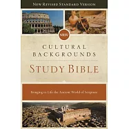 NRSV Cultural Backgrounds Study Bible: New Revised Standard Version: Bringing to Life the Ancient World of Scripture
