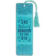 She Believed She Could Artisan Bookmark