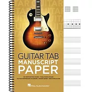 Guitar Tab Manuscript Paper