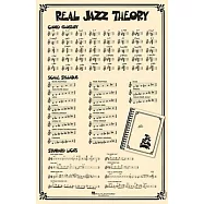 Real Jazz Theory Poster: Poster Featuring Real Book Notation