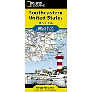 National Geographic Guide Map 2018 Southeastern USA