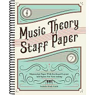 Music Theory Staff Paper: Manuscript Paper with Keyboard Layout and Space for Note-Taking