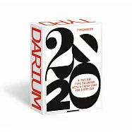 Typodarium 2020 Calendar
