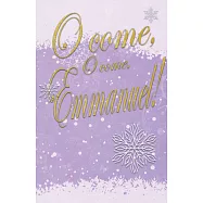 O Come Advent Bulletin: Package of 50