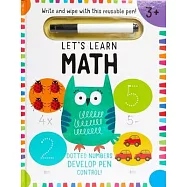 Lets Learn Wipe Clean Hardcover: Math