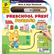 Play Smart Preschool Prep! Puzzles: Write & Wipe Workbook
