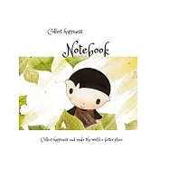 Collect happiness notebook for handwriting ( Volume 7)(8.5*11) (100 pages): Collect happiness and make the world a