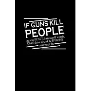 If guns kill people I guess Pencils misspell words cars drive drunk & spoons make people fat: Food Journal - Track your