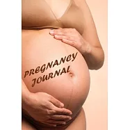 Pregnancy Journal: 6x9" 100 lined and numbered pages beautiful Notebook/Journal for organize and track the time when a