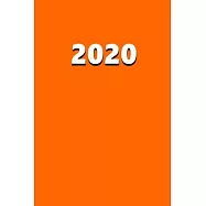 2020 Daily Planner 2020 Safety Orange Color 384 Pages: 2020 Planners Calendars Organizers Datebooks Appointment Books