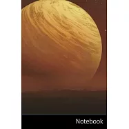 Notebook: 宇宙、スペース、オレンジ、天ਧ