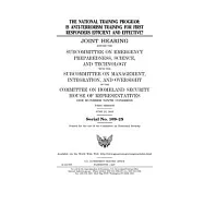 The national training program: is anti-terrorism training for first responders efficient and effective?