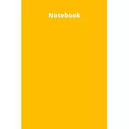 Orange Notebook: Notebook, Journal, Diary, Unlined/Plain Notebook (110 Pages, Blank, 6 x 9) Soft/Orange Cover