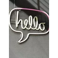 Hello: Scribble down your thoughts in this beautiful inspired Notebook/ Journal with Quotes