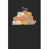 Kawaii Cat Notebook - Japanese Journal Planner: Kitten Lolita Organizer For Men Women Kids Dot Grid