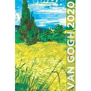 Van Gogh 2020: Art Planner and Datebook Monthly Weekly Scheduler and Organizer - Vertical Days Dated Layout with Monday