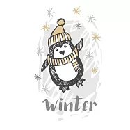 Winter: Christmas Journal & Planner Blank Lined writing notebook journal for christmas lists, planning, menus, gifts