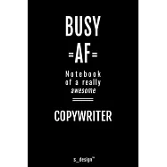 Notebook for Copywriters / Copywriter: awesome handy Note Book [120 blank lined ruled pages]