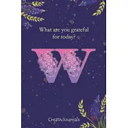 Gratitude Journal for Writers: monogram initial Y, lined floral notebook for girls women with quotes for mindfulness