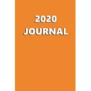 2020 Journal Orange Color 204 Pages: (Notebook, Diary, Blank Book)