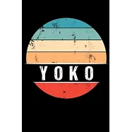 Yoko: 100 Pages 6 ’’x 9’’ -Dot Graph Paper Journal Manuscript - Planner - Scratchbook - Diary