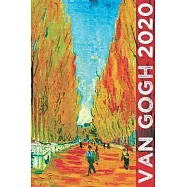 Van Gogh 2020: Art Planner and Datebook Monthly Weekly Scheduler and Organizer - Vertical Days Dated Layout with Monday