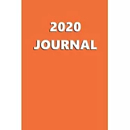 2020 Journal Safety Orange Color 204 Pages: (Notebook, Diary, Blank Book)