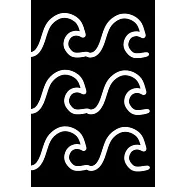 Wave Notebook: College Ruled Line Paper Pages Journal 6 x 9 Inches (15,2 x 22,9 cm) - I Love The Ocean Gift Idea - Surf