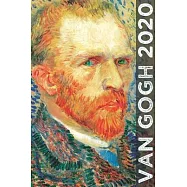 Van Gogh 2020: Art Planner and Datebook Monthly Weekly Scheduler and Organizer - Vertical Days Dated Layout with Monday