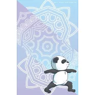 Dot Grid Notebook: Yoga Panda Bear Dotted Journal and Planner, Cute Dot Notebook and Organizer for Unique and Creative