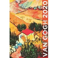 Van Gogh 2020: Art Planner and Datebook Monthly Weekly Scheduler and Organizer - Vertical Days Dated Layout with Monday
