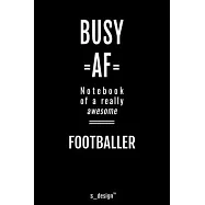 Notebook for Football Players / Footballer: awesome handy Note Book [120 blank lined ruled pages]