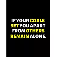 Remain Alone: lined professional notebook/journal A perfect office gift for coworkers: Amazing Notebook/Journal