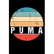 Puma: 100 Pages 6 &rsquo;&rsquo;x 9&rsquo;&rsquo; -Dot Graph Paper Journal Manuscript - Planner - Scratchbook - Diary