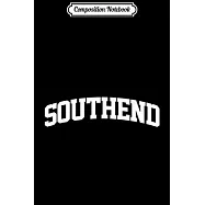 Composition Notebook: Southend Vintage Sports Team College Arch Journal/Notebook Blank Lined Ruled 6x9 100 Pages