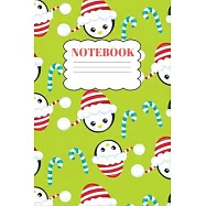 Notebook: Christmas Journal Notebook Holiday Santa Hat Reindeer Snow Lined Writing Paper that Santa Claus Christmas