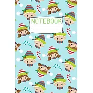 Notebook: Christmas Blank Lined Journal/Notes, Holiday Notebook, Christmas Notes, You Can Write Your Ideas, Quotes