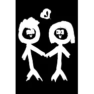 Couple Notebook: College Ruled Line Paper Pages Journal 6 x 9 Inches (15,2 x 22,9 cm) - I Love You Gift Idea - Husband