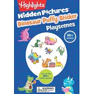 Dinosaur Hidden Pictures Puffy Sticker Playscenes