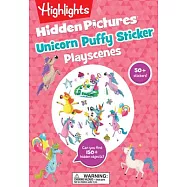Unicorn Hidden Pictures Puffy Sticker Playscenes