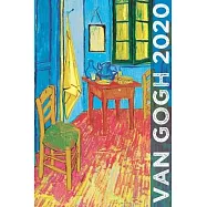 Van Gogh 2020: Art Planner and Datebook Monthly Weekly Scheduler and Organizer - Vertical Days Dated Layout with Monday