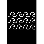 Wave Notebook: College Ruled Line Paper Pages Journal 6 x 9 Inches (15,2 x 22,9 cm) - I Love The Oceans Gift Idea