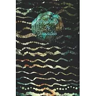 Anything Is Possible: 6x9 2020 planner with monthly weekly calendars and budgets