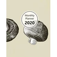 Monthly planner 2020: Large. Month on 2 pages. Incl. 2020 Calendar, Important dates section and Notes pages. 8.5" x
